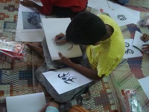 Akash is a very good artist.