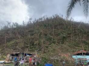 Focusing on a disaster-hit village
