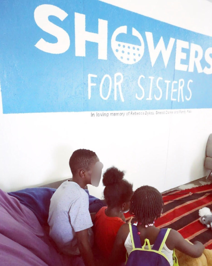 Safe transport to our women's shower project