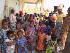 Section of children who received malaria treatment