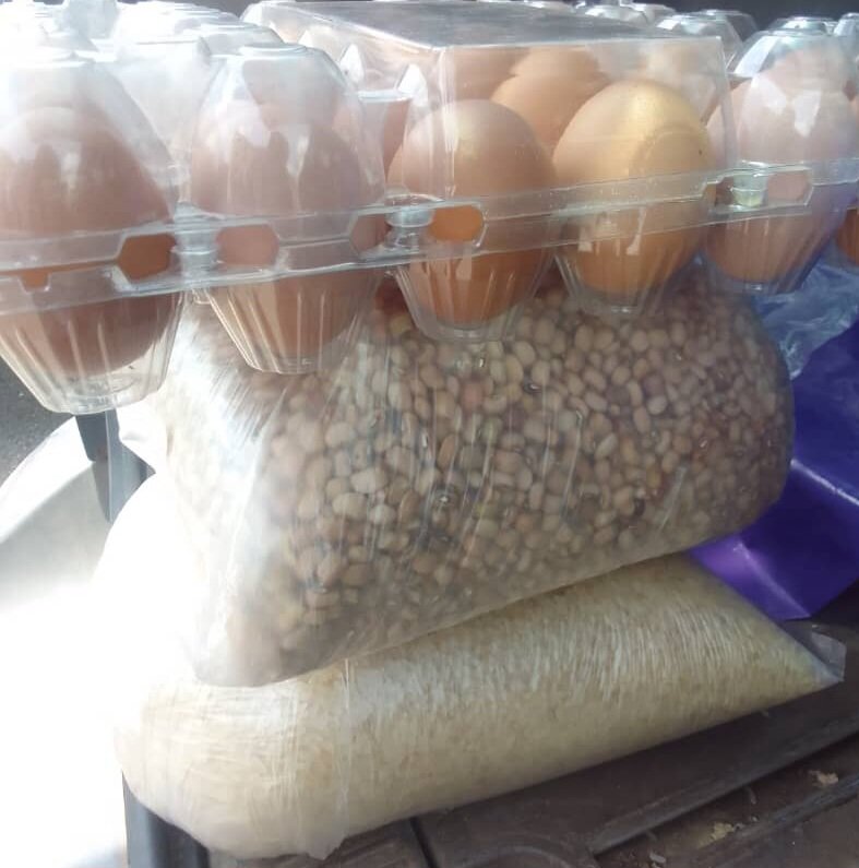 Treat malaria, give food to a child in Nigeria.