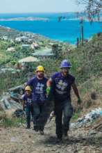 Volunteers in St. John