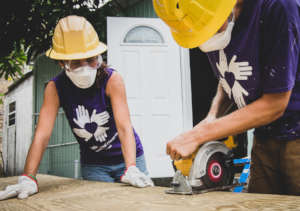 Volunteers in St. John