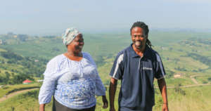 Mrs. Ngcobo and Sandile Dlamini