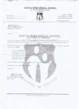 Request from Castle Road School for support