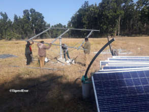 Constructing a Frame For a Solar Powered Waterhole