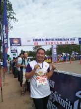 WRC Executive Director, Vanthat, finisher!