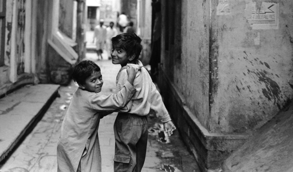 A new school for children in the slums of Calcutta