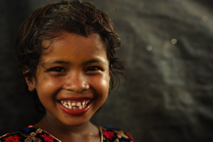 A new school for children in the slums of Calcutta