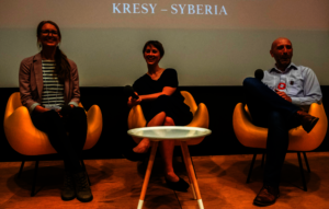 4. Amanda, Tania and Marcin discussing their talks