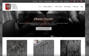 The new Kresy-Siberia Virtual Museum landing page
