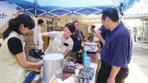 Supplies are distributed to impacted residents