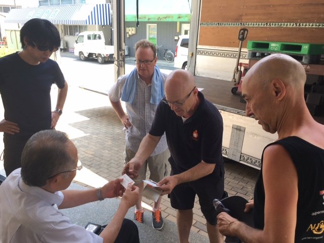 Support for flooding victims in Western Japan