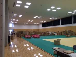 Delivered aid in Mihara City, Hiroshima Prefecture