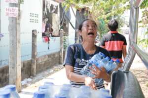 The joy of receiving water