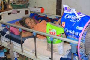 Caring for the bedriddern elderly.