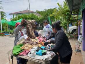 Providing second hand clothes