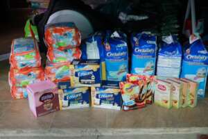 Some of our monthly shopping