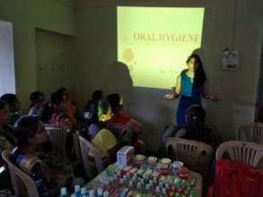Session on oral hygiene
