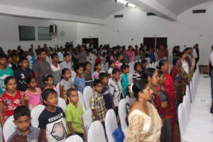 At-Risk Children Watching the PEaCE Event in 2017