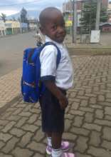 Akim going to school