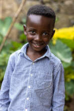 Young boy in our education program