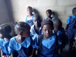 Patricia with her classmates