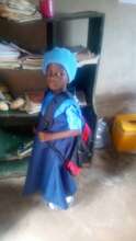 Patricia on her way to school