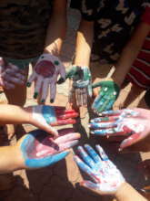 Colourful Helping Hands