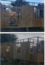 Houses in progress