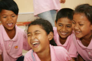 The children enjoy children's club