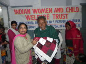 Quilts and blankets for underprivileged families