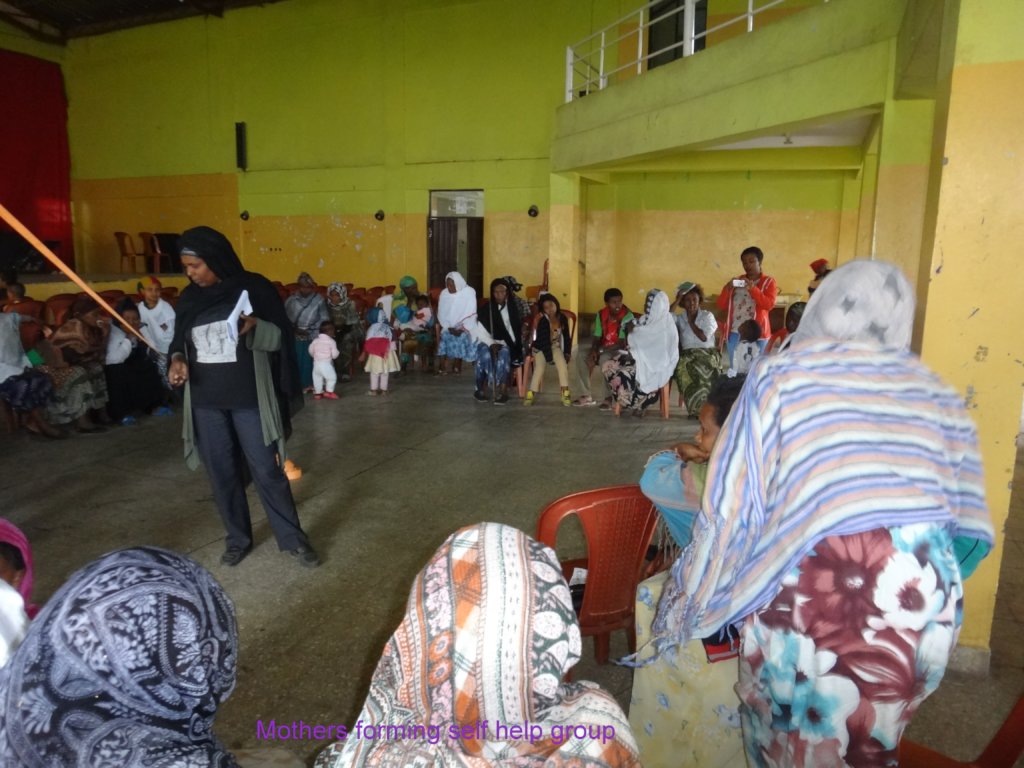 Raising income for 70 single Mom's living in slum