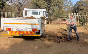 Loading up the dung to repurpose