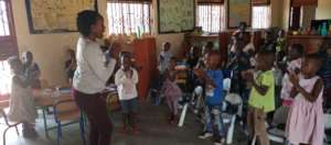 Kathy's Kindergarten Pupils Singing, May 2021