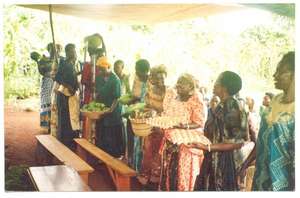 Fund-raising for rural poor women.