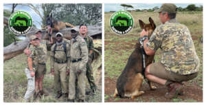 Kal, Darren and members of the K9-Unit