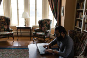 Julio Batista, Logan fellow, at work