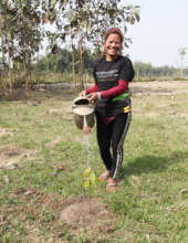 Employee of our Tree-Planting Partner