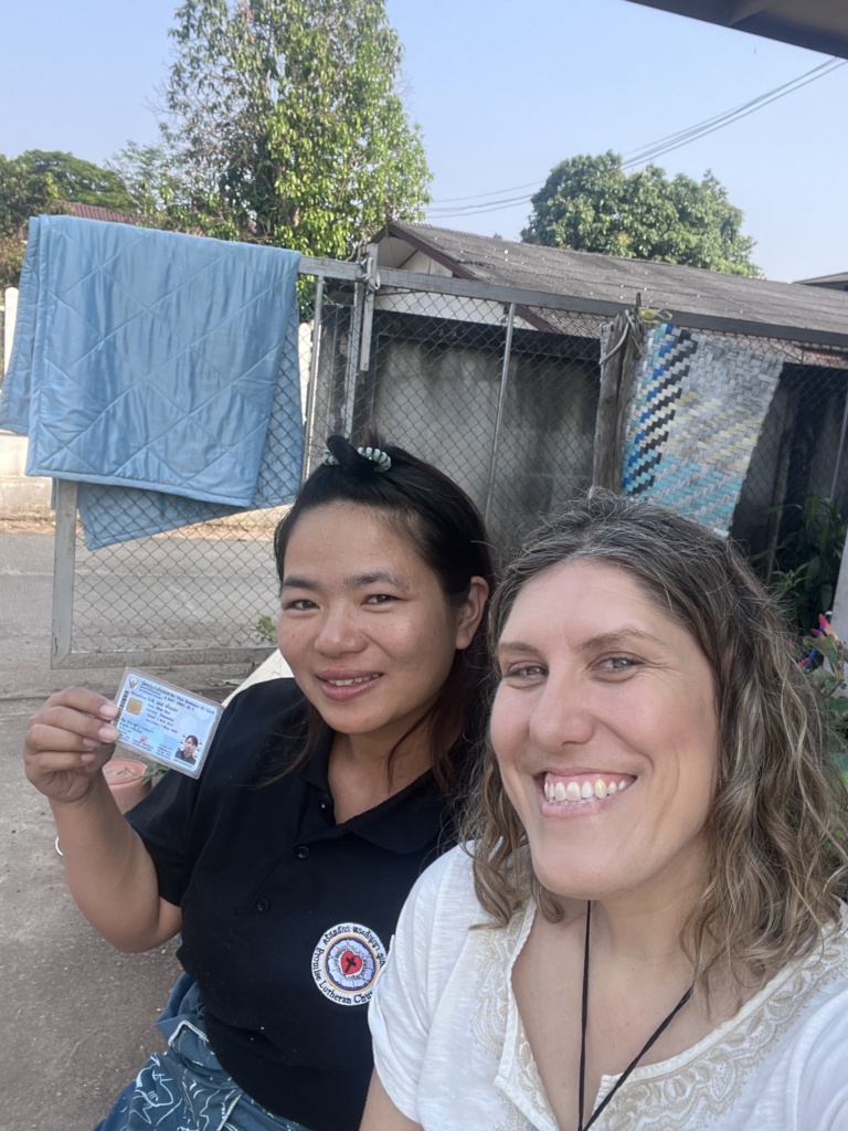 Angela (pseudonym) got her ID card!