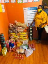 Food donations at Blooming Stars