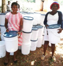 Families received hygiene kits, thanks to you!