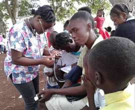 Families in the program get health care too.