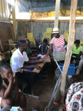 A village savings and loan meeting in Tipalmis.