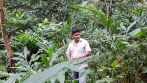 Juan in his agroforestry system