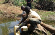 Spring water source maintainance for 300 in Uganda