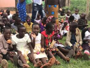 Village children at the school's community program