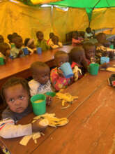 Children Receiving their Meal at Our Kid's Sunday