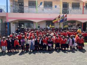 RPS Students in Front of the Nursery School