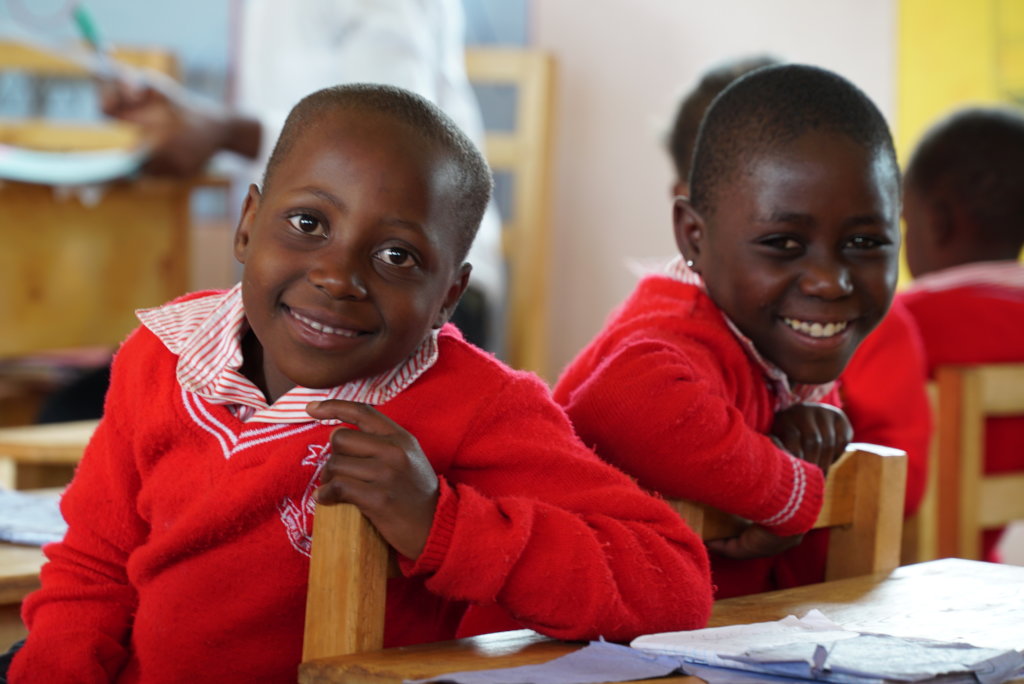 Students at Rukundo Preparatory School
